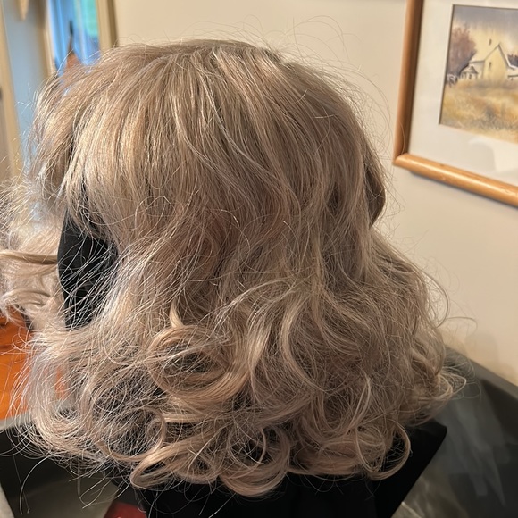 Ash Tone Curly Wig-New - Picture 2 of 7